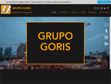 Tablet Screenshot of grupogoris.com